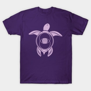 Cenote-Turtle-Purple T-Shirt